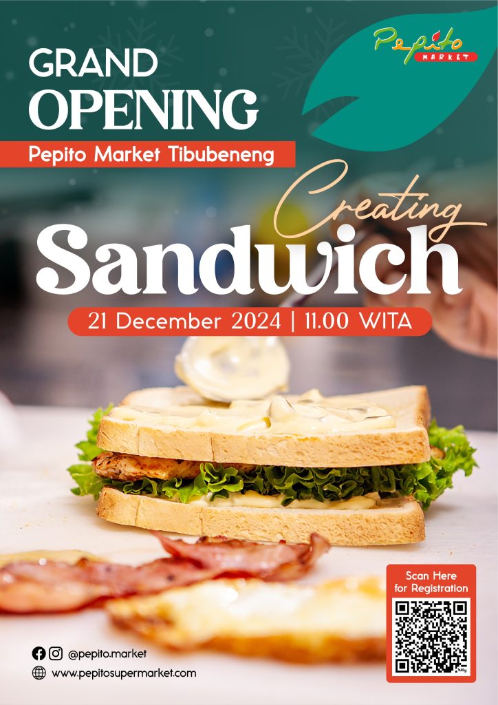 Creating Sandwich at Pepito Market Tibubeneng